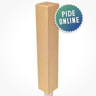 Tiradores de Bebida Rectangulares de Madera Lisos